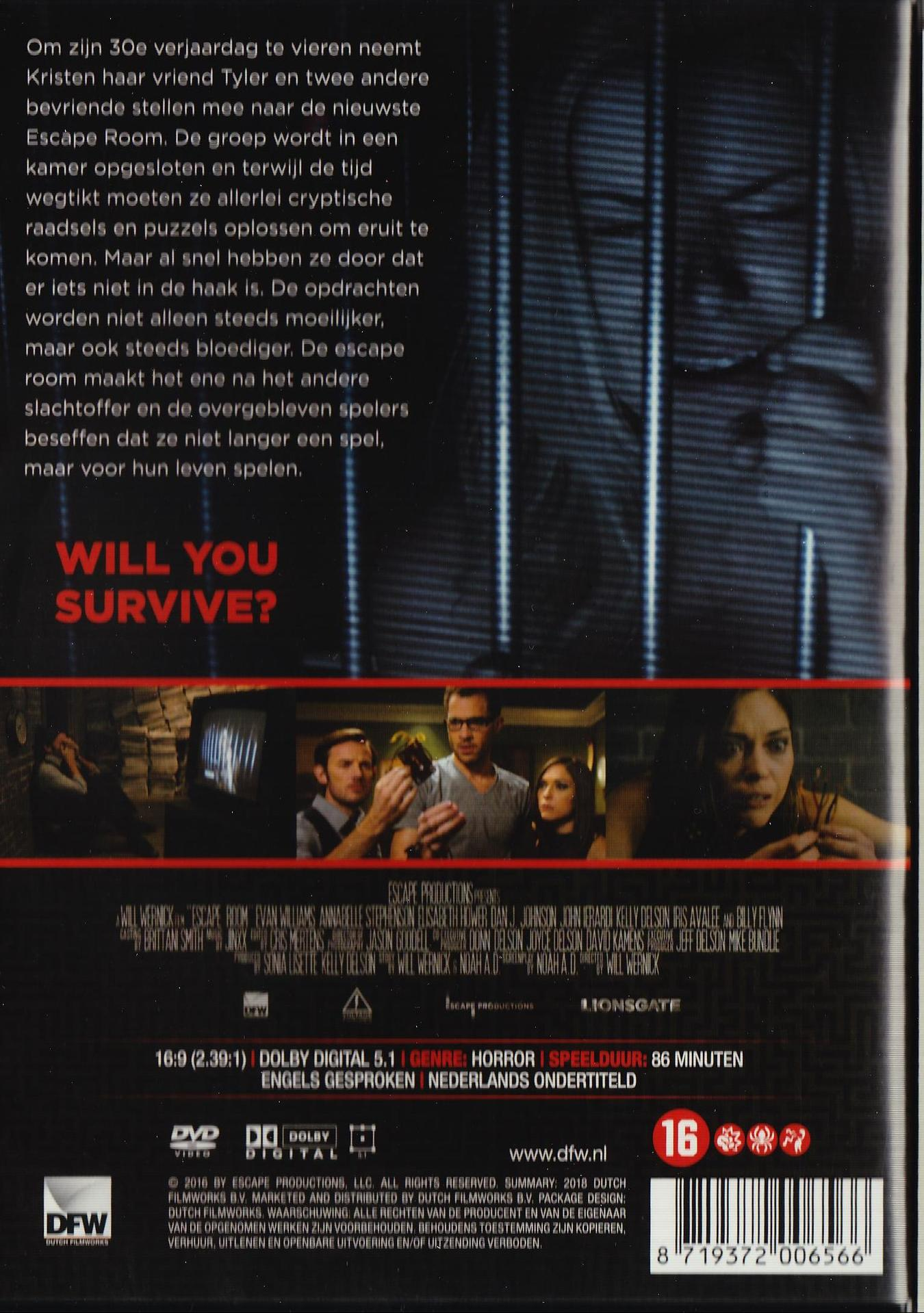 Escape Room - DVD
