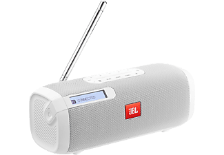 JBL Tuner - Radio/Enceinte Bluetooth (DAB+, FM, Blanc)