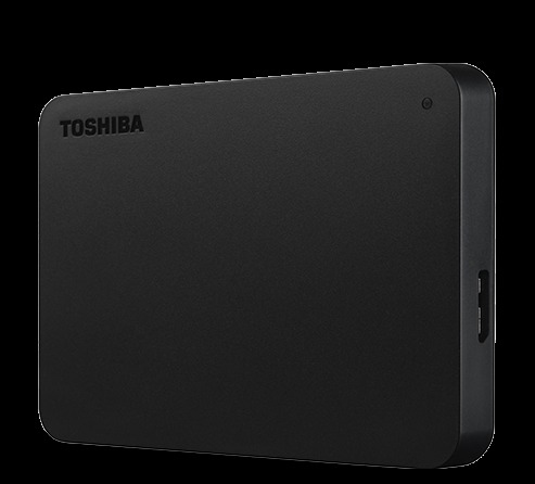 extern, TOSHIBA 1 Zoll, TB Exclusive HDD, 2,5 Festplatte, Schwarz Canvio Basics