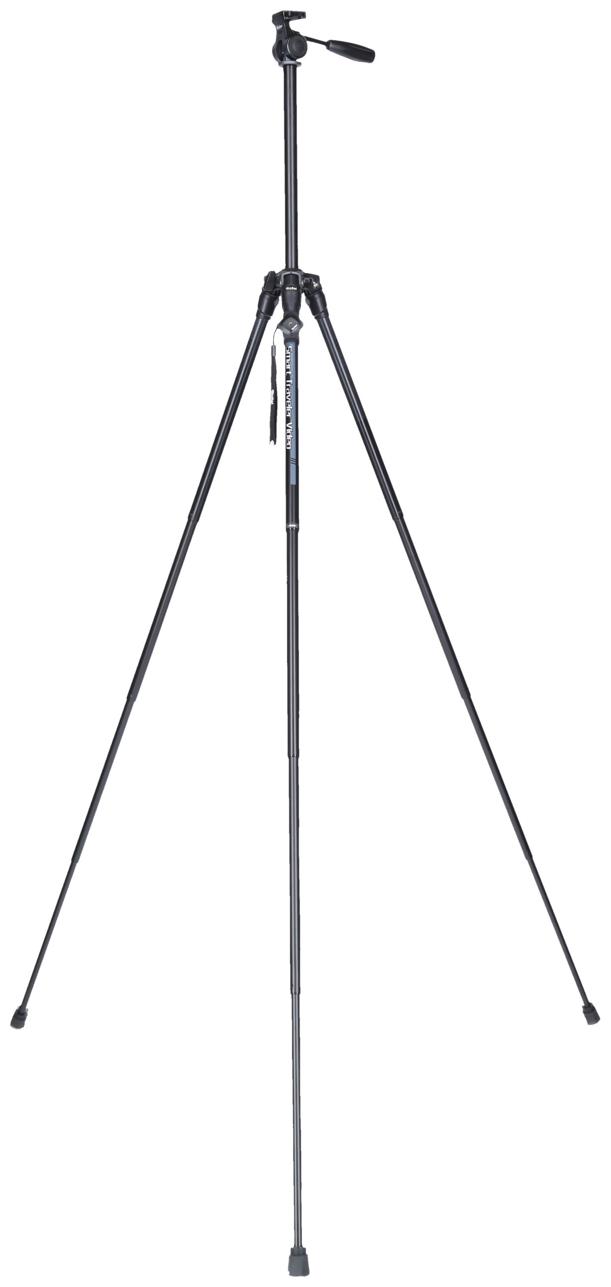 ROLLEI Smart Traveler Dreibeinstativ Videostativ, Grau, Höhe offen bis 135 cm