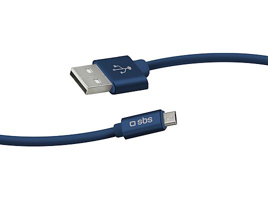 SBS Collezione Polo - Micro USB Cavo (Blu)