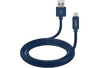 SBS Kollektion Polo - Micro USB Kabel (Blau)