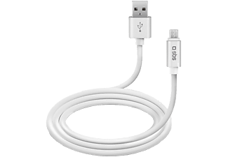 SBS Kollektion Polo - Micro USB Kabel (Weiss)