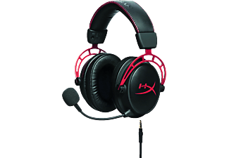 HYPERX Cloud Alpha Pro - Cuffie da gaming, Nero/Rosso