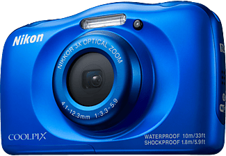 NIKON Coolpix W100 - Appareil photo compact Bleu