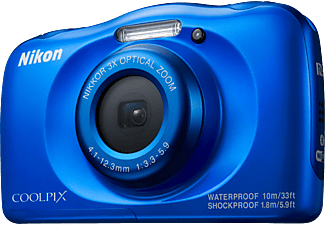 NIKON Nikon COOLPIX W100 - Fotocamera digitale compatta - 13.2 MP - Blu - Fotocamera compatta Blu