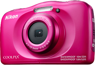 NIKON Nikon COOLPIX W100 - Fotocamera digitale compatta - 13.2 MP - Rosa - Fotocamera compatta Rosa