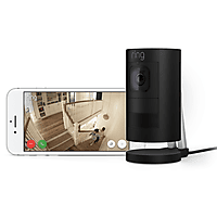 RING Stick Up Cam Battery  schwarz, HD-Überwachungskamera für den Innen- und Außenbereich