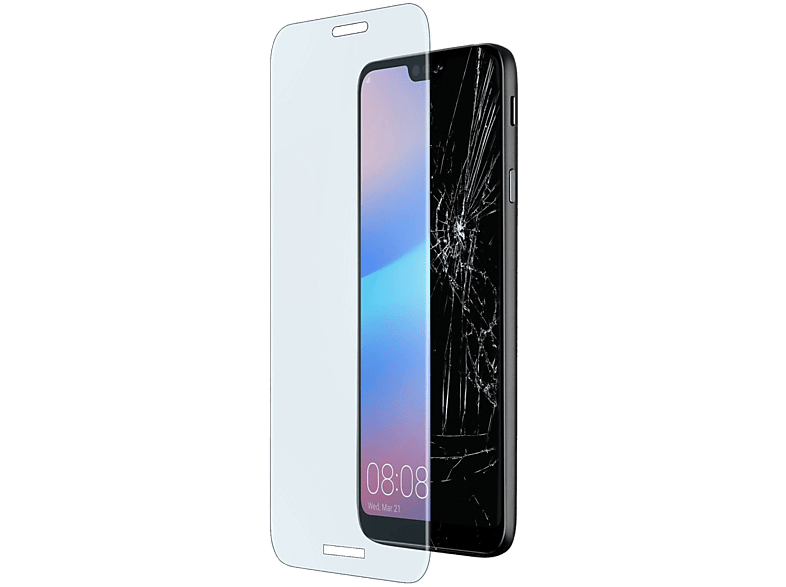 CELLULARLINE Tempered glass Second Glass Shape P20 Lite (TEMPGCABP20LITET)