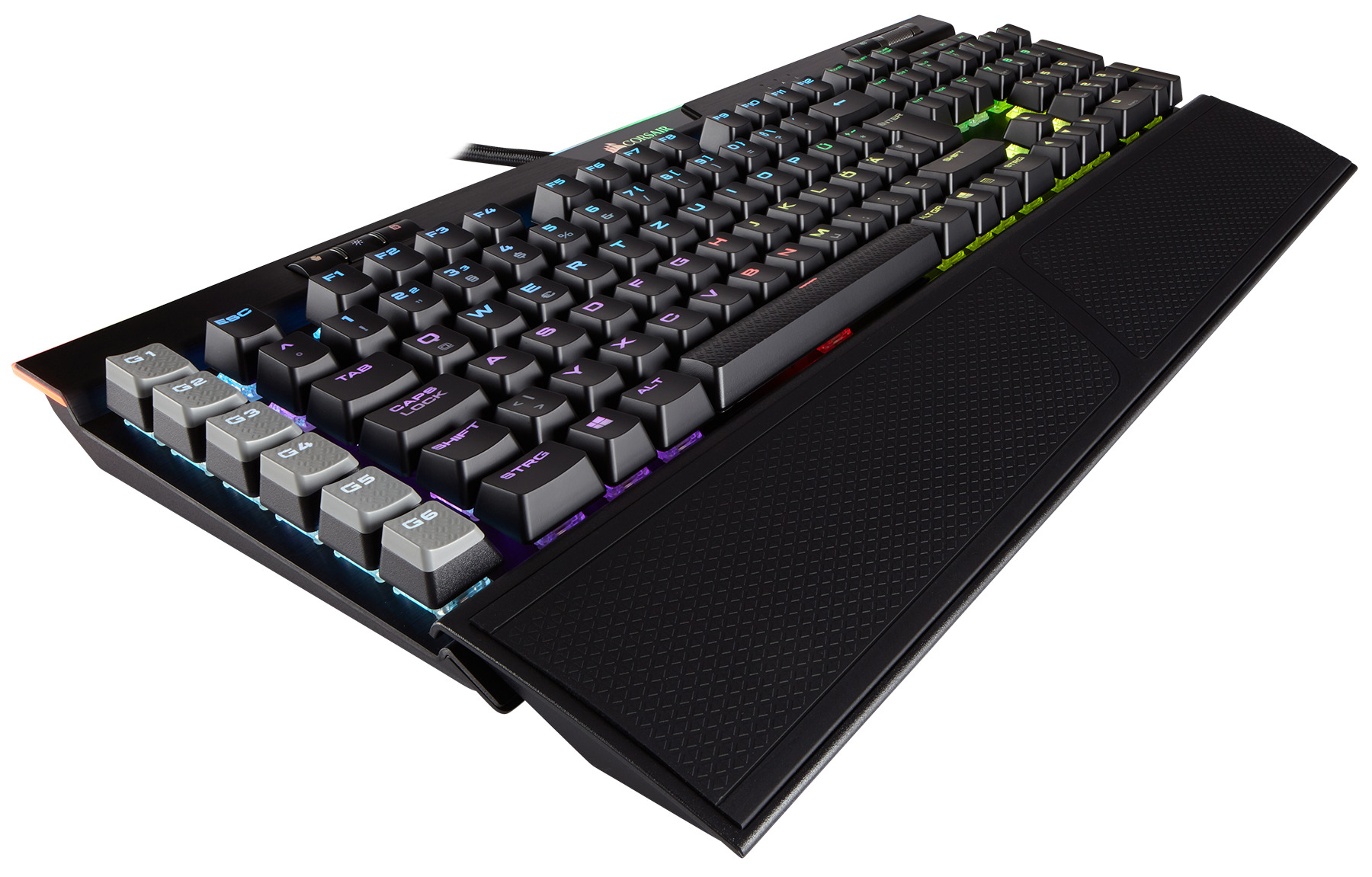 CORSAIR K95 RGB Platinum, Gaming Tastatur, Mechanisch, Cherry MX Brown, Schwarz