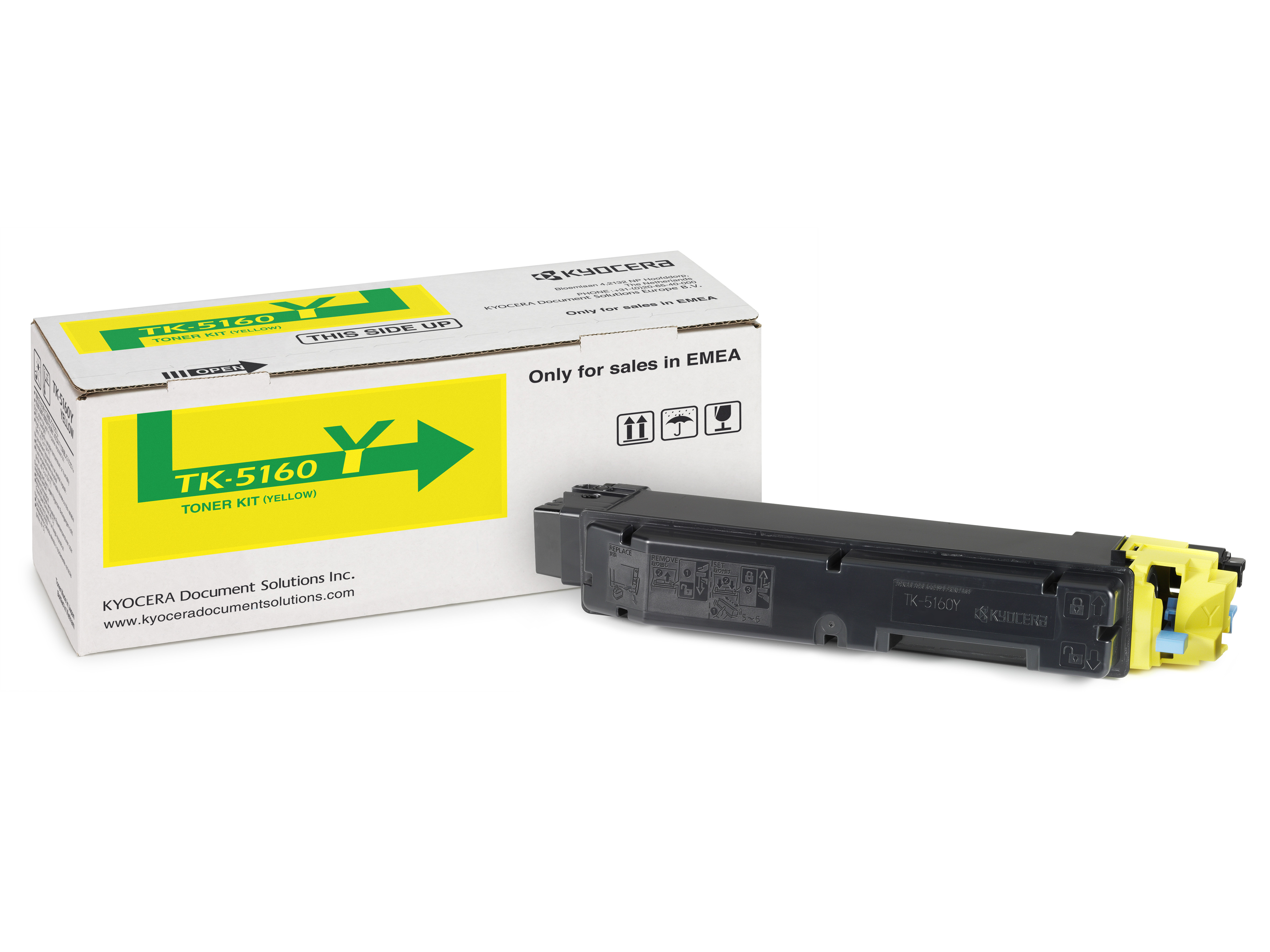 Tóner - Kyocera, 1T02NTANL0 / TK-5160Y TONER-KIT YEL