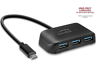 SPEEDLINK SL-140202 - USB Hub (Noir)