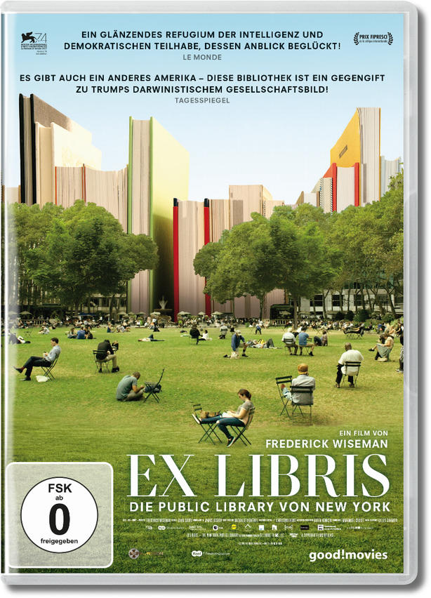 EX LIBRIS-DIE PUBLIC LIBRARY YORK DVD NEW VON