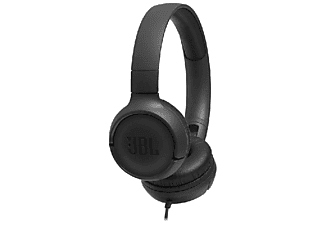 Auriculares - JBL Tune 500, De diadema, Con cable, Control volumen, Micrófono, Negro