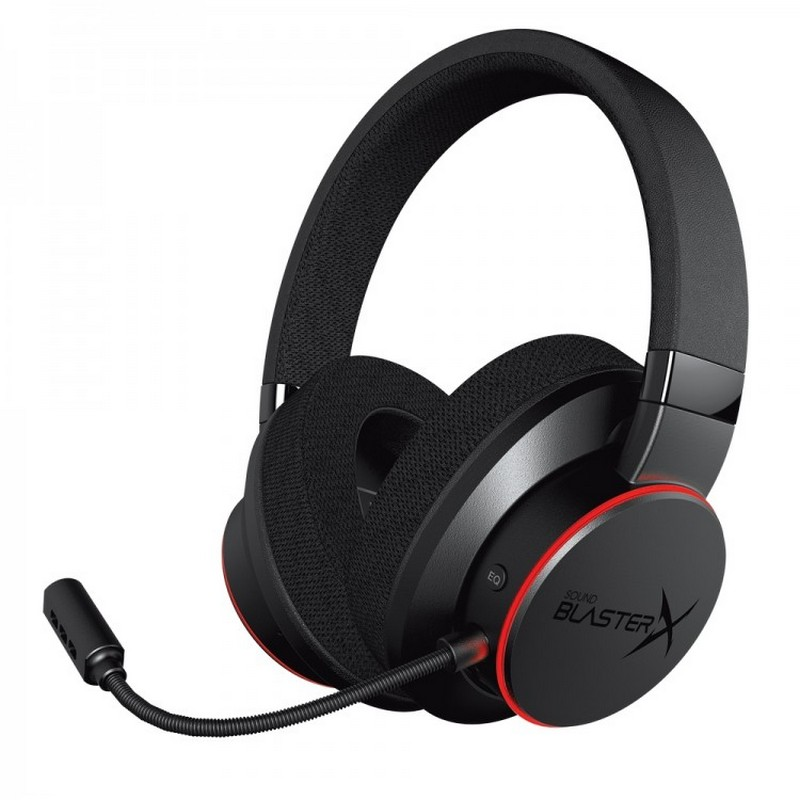 Auriculares gaming - Creative Sound Blaster X H6, De diadema, Con cable, Multiplataforma, Negro