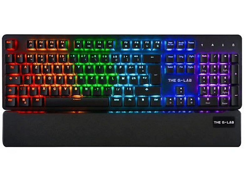 Teclado gaming - The G-Lab Teclado gaming Mecanico (Rojo) Con Rgb