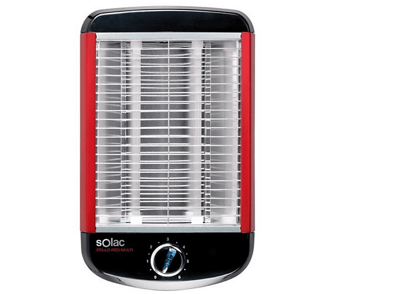 Tostador Solac Tc5302 rojo temporizador recogemigas stillo red 650w c5302 potencia 650 2 rebanadas 6 niveles plano multipan para todo pan 550650 tc5302solac