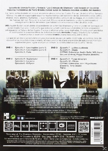 Tv Cronicas Shannara 1A Temp. - DVD