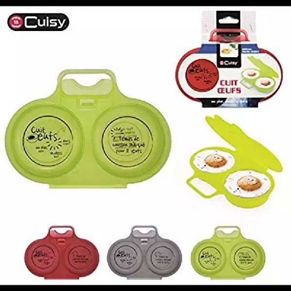 Cuece Huevos Paris cmpkc2152 set 2 doble microondas cuisy kc2152 dispositivo cocinar en las unidades colores