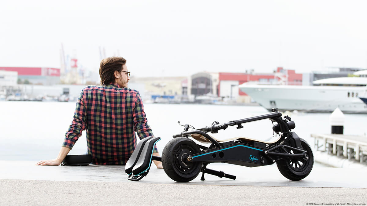 Patinete eléctrico - Cecotec DemiGod, 800W, 35km/h, Autonomía 30km, Negro
