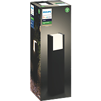 PHILIPS Hue White Fuzo LED Sockelleuchte, Schwarz