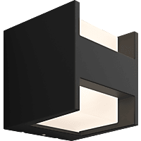 PHILIPS Hue White Fuzo LED Wandleuchte, Schwarz