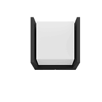 PHILIPS Hue White Fuzo LED Wandleuchte, Schwarz