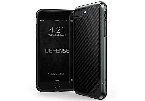 Funda - Muvit Pro Carc Apple iPhone 8Plus 7Plus Carbono Negro Defenselux Xddl0