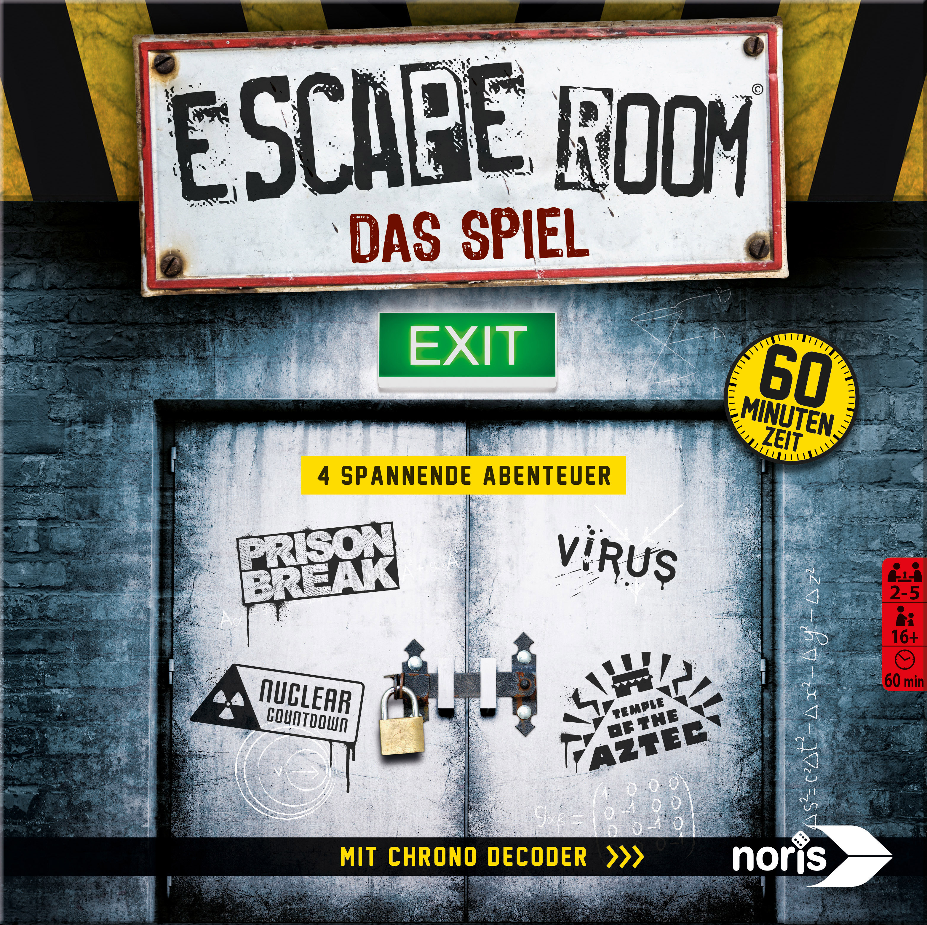 NORIS Escape Room Das Spiel Gesellschaftsspiel Mehrfarbig