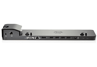 Docking Station - HP Ultra Slim D9Y32AA, Para PC portátiles ultrafinos HP EliteBook, Negro