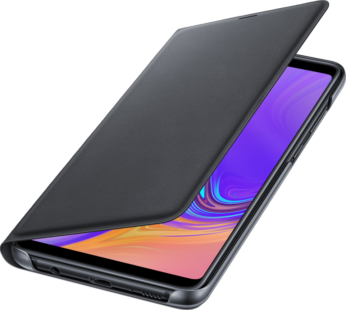 SAMSUNG Wallet Cover - Custodia per cellulare (Adatto per modello: Samsung Galaxy A9 (2018))