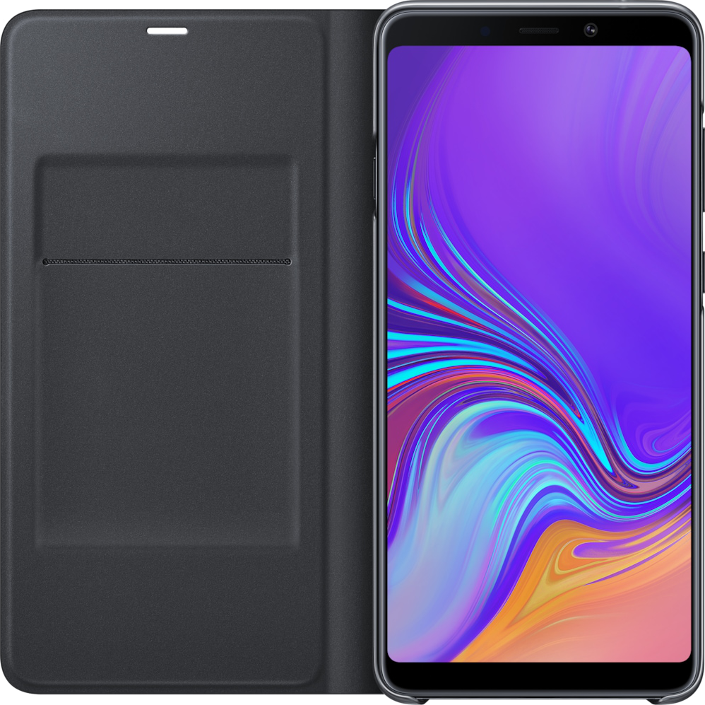 SAMSUNG Wallet Cover - Custodia per cellulare (Adatto per modello: Samsung Galaxy A9 (2018))