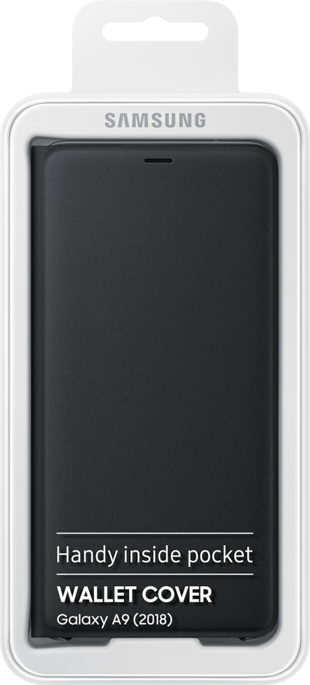 SAMSUNG Wallet Cover - Custodia per cellulare (Adatto per modello: Samsung Galaxy A9 (2018))