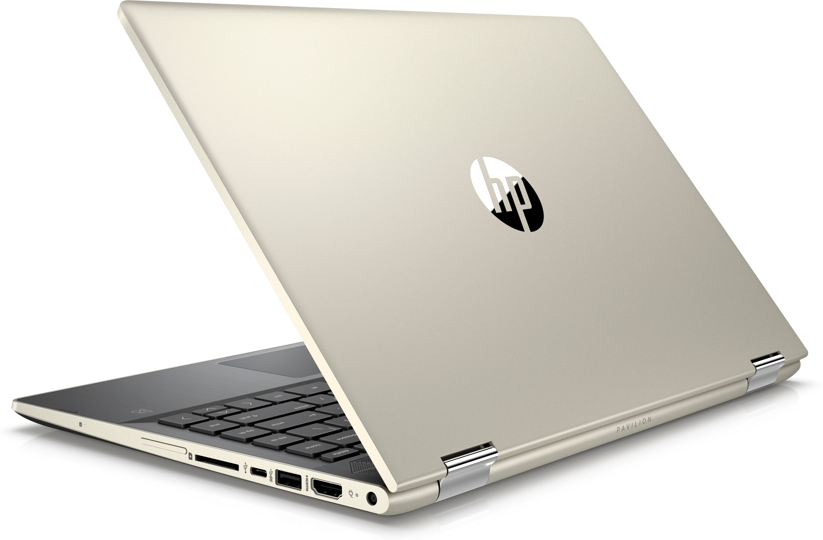 Convertible 2 en 1 - HP Pavilion x360 14-cd0009ns, 14" FHD, Pant. Tàctil, Intel® Core™ i5-8250U, 8GB, 256 GB, W10, Plata