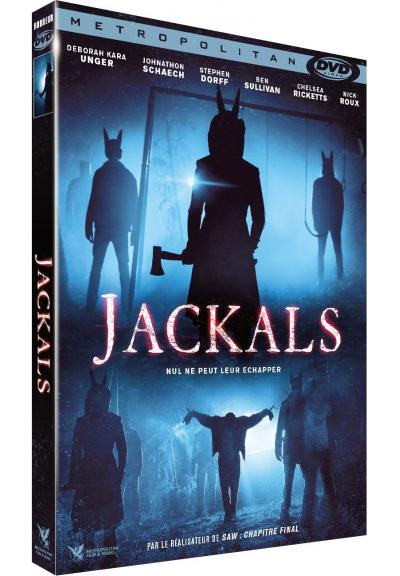 Boîtier DVD du film Jackals avec plusieurs personnages.