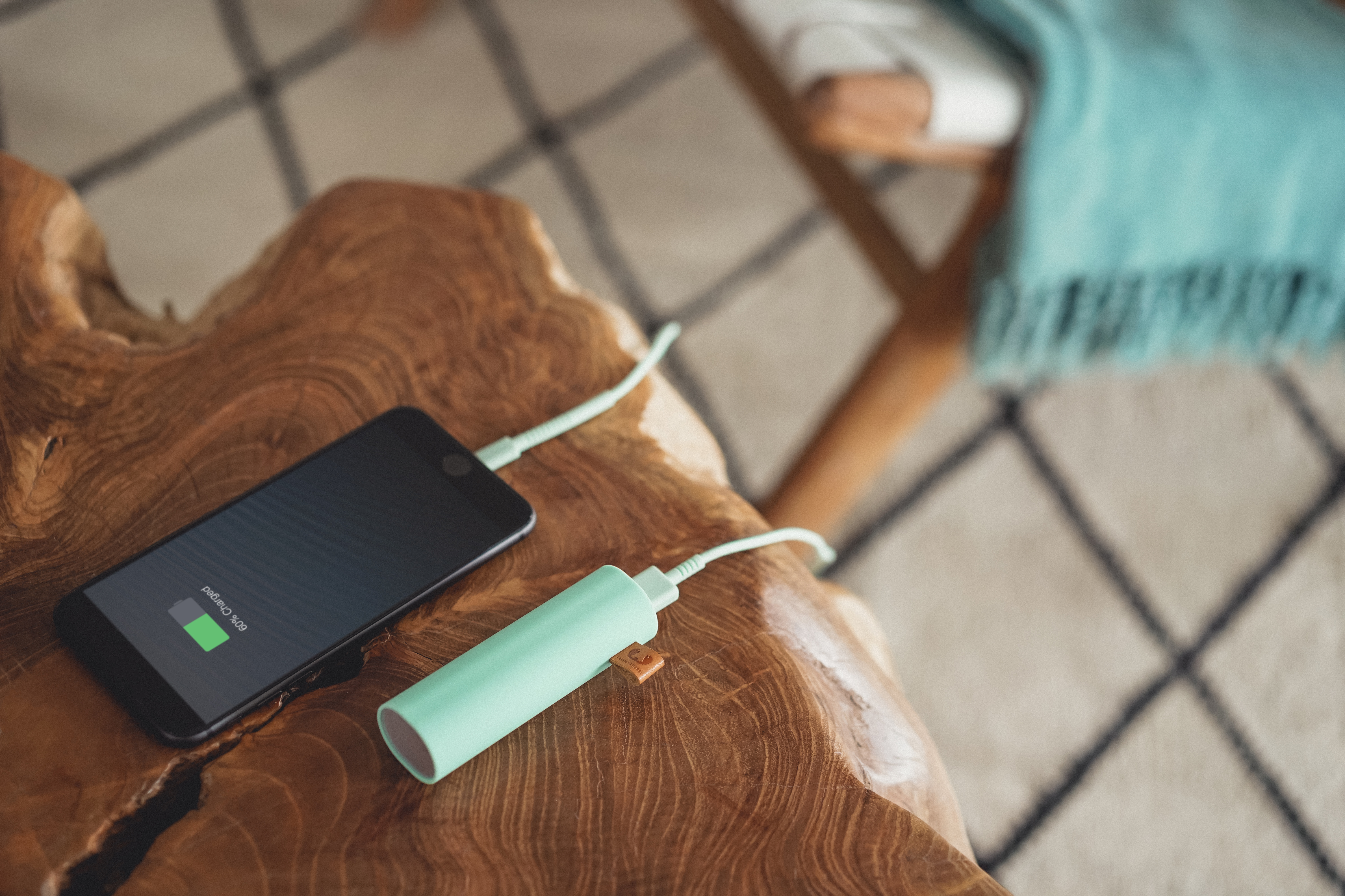 FRESH ‘N REBEL Peppermint Powerbank 3000 mAh Türkis