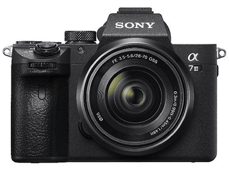 Sony Alpha 7 III, ILCE-7M3K, 24.2 MP, CMOS Exmor 35mm, Bionz X, ISO 100 51200, 4K HDR + Objetivo FE 28-70 mm F3,5-5,6 OSS
