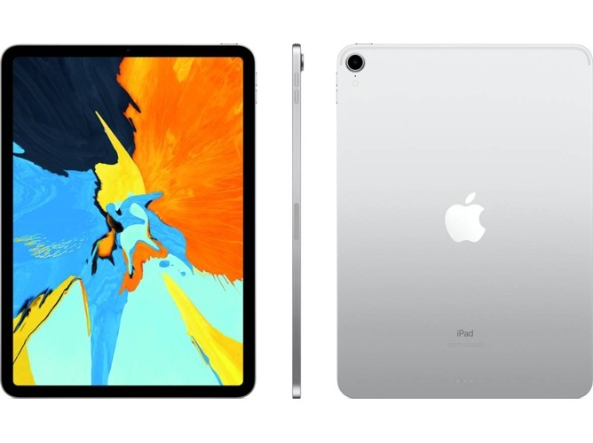 Apple iPad Pro (2018), 1 TB, Plata, WiFi, 11" Retina, 6 GB RAM, Chip A12X Bionic, iOS