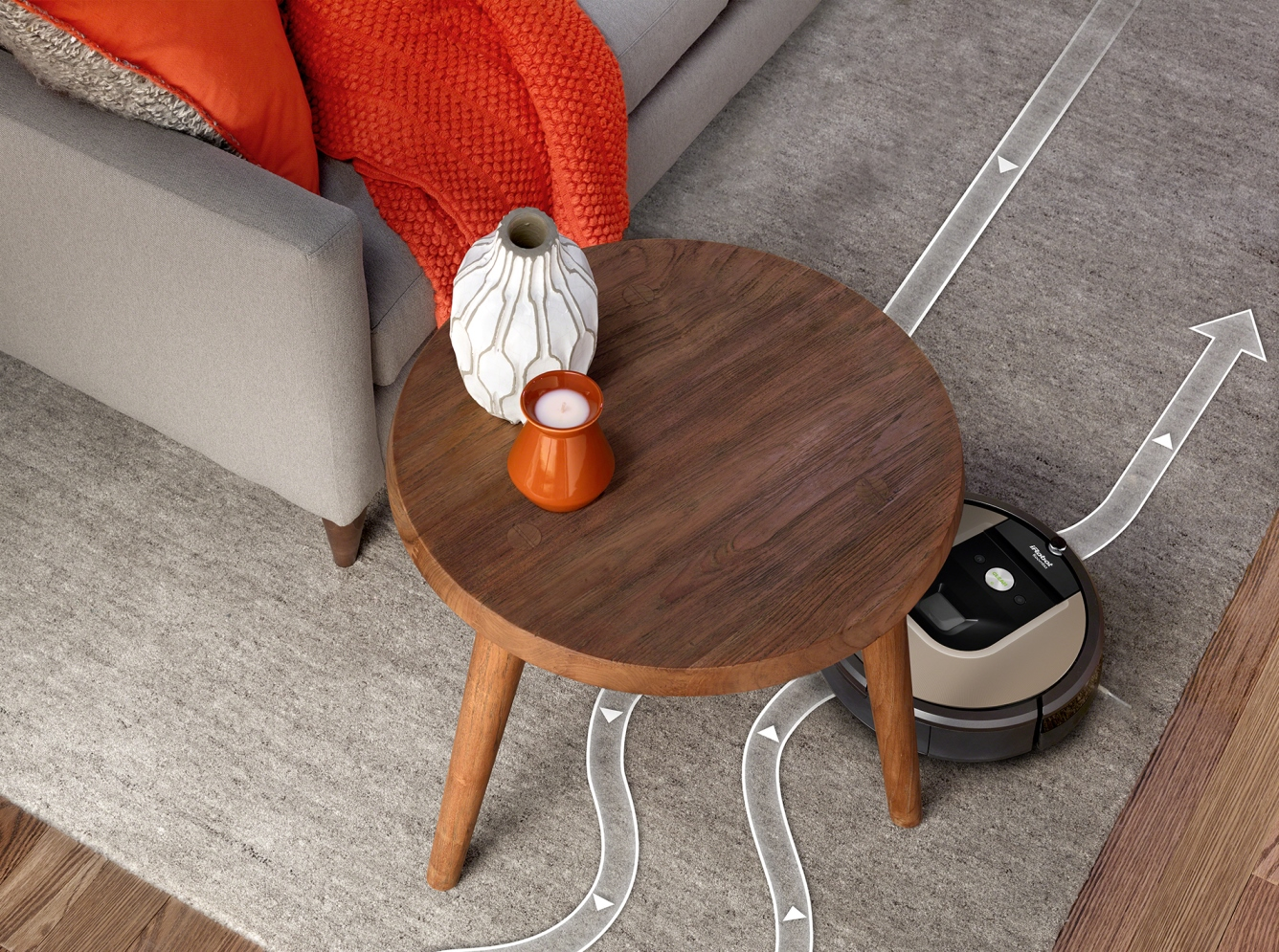 Robot aspirador - iRobot Roomba R966, Succión 5x superior, Toda la casa, Dirt Detect, Con Wi-Fi