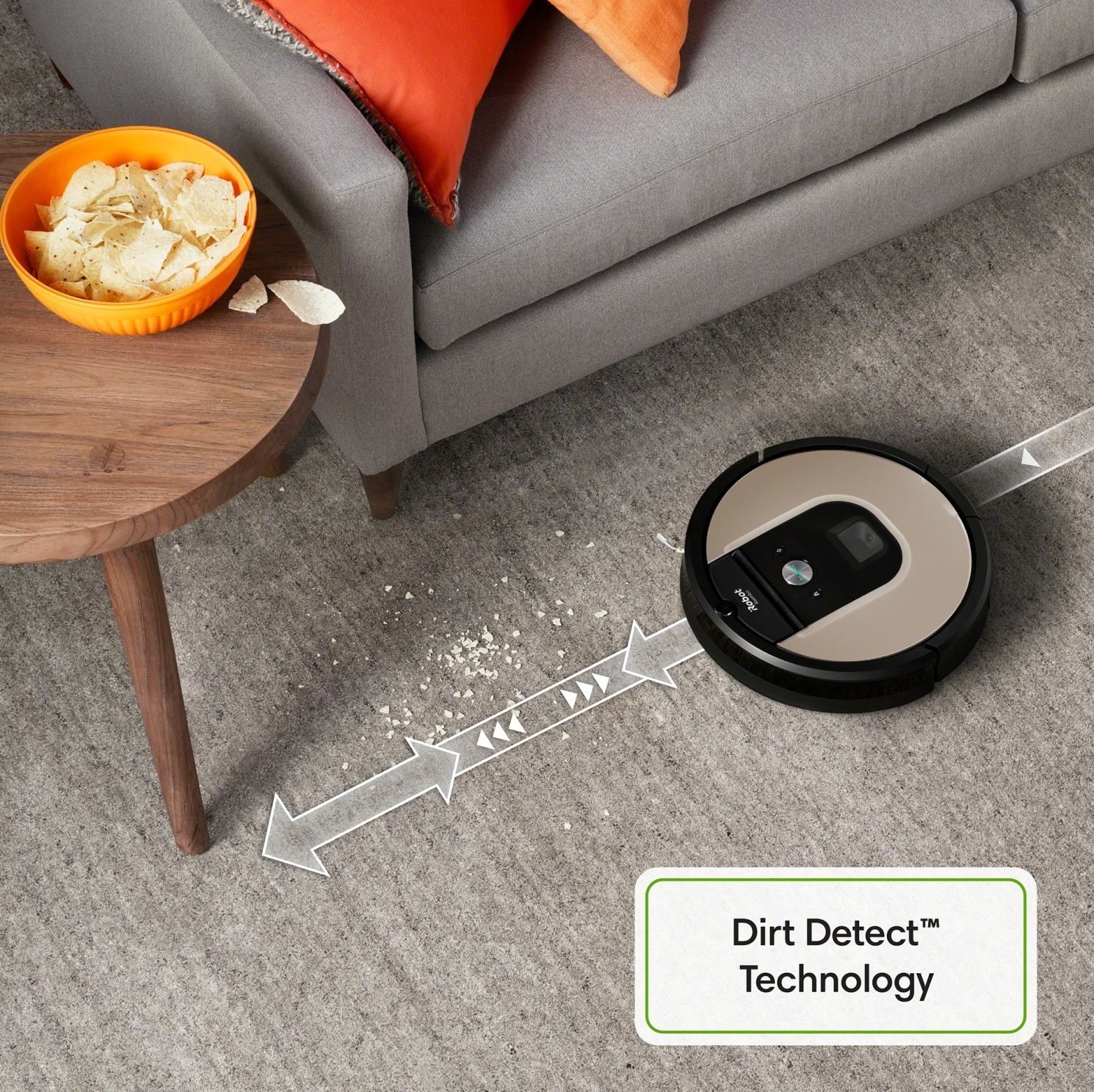 Robot aspirador - iRobot Roomba R966, Succión 5x superior, Toda la casa, Dirt Detect, Con Wi-Fi