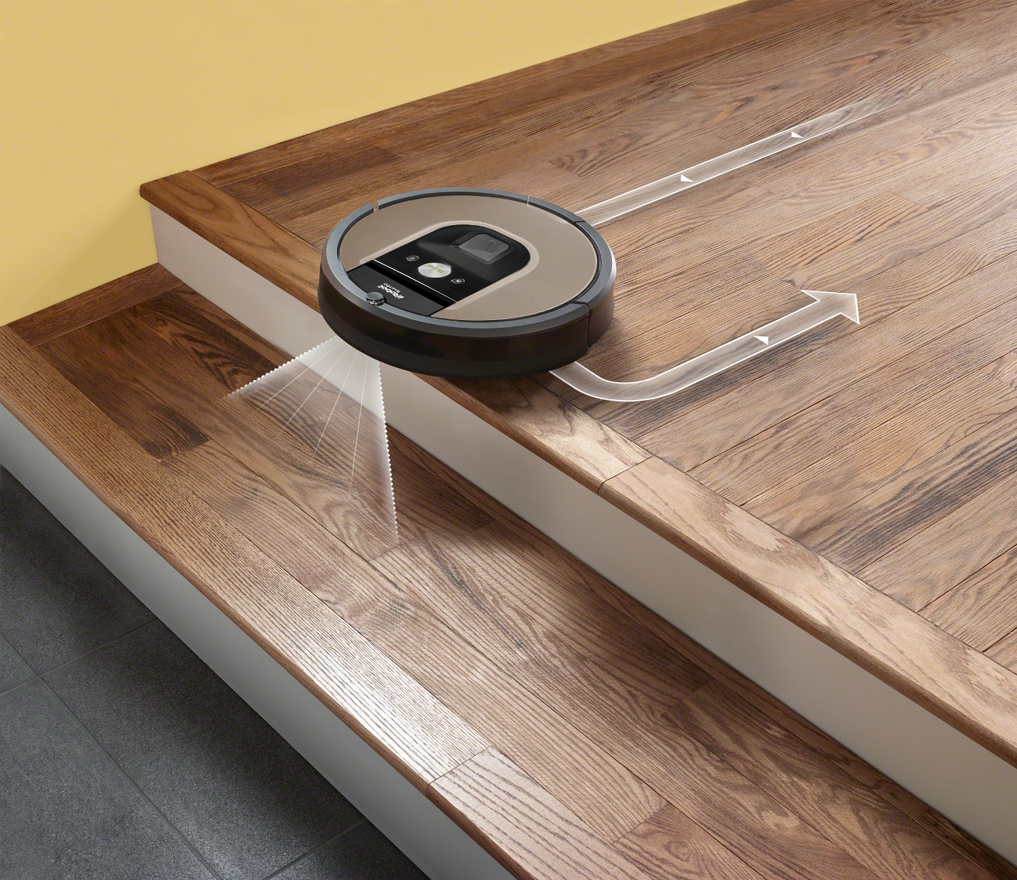 Robot aspirador - iRobot Roomba R966, Succión 5x superior, Toda la casa, Dirt Detect, Con Wi-Fi