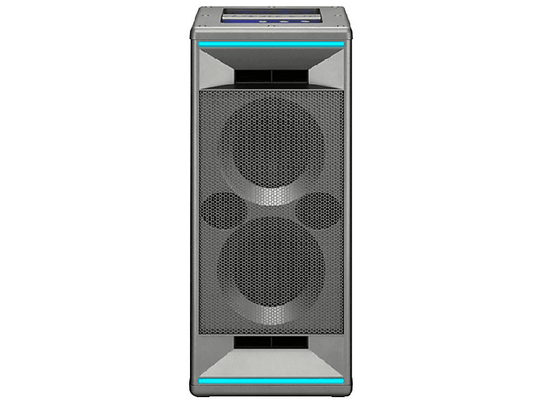 Altavoz de gran potencia - Pioneer Club5, Bluetooth, 120 W, Iluminación LED, Gris