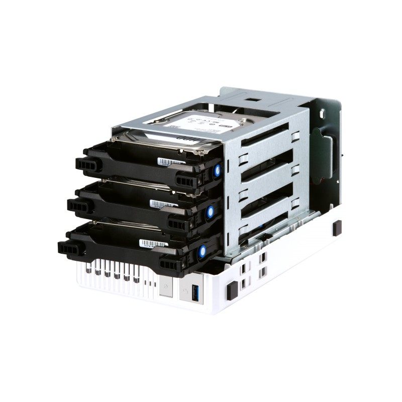 Servidor NAS - QNAP TS-332X-2G,  3 Bahías, Quad Core 1.7 GHZ, 2 GB DDR4, Blanco