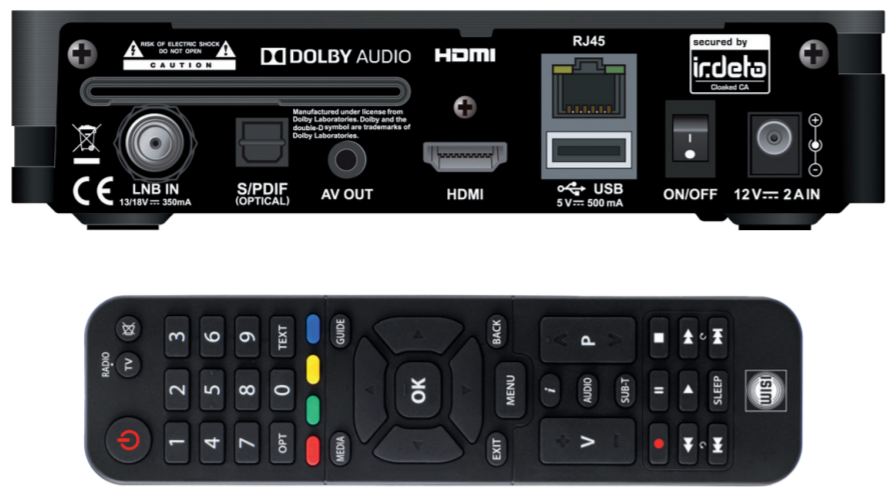 WISI Sat-Receiver OR 710 CL Irdeto Cardless-HDTV