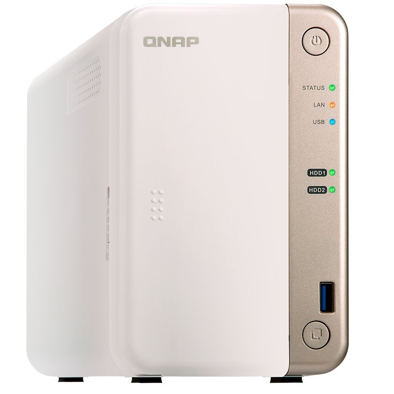 Servidor NAS - TS-251B-2G, 2 Bahías, 2.0 GHZ,  2 GB DDR3, Blanco