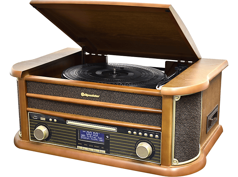 MUSE Platenspeler Bluetooth Wooden Retro Syle USB Radio CD Cassette (HIF 1993 DBT)