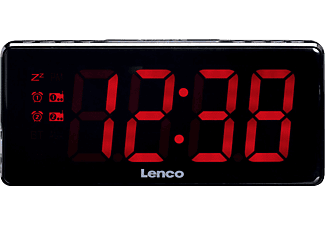 LENCO CR-30 ébresztőórás rádió, fekete