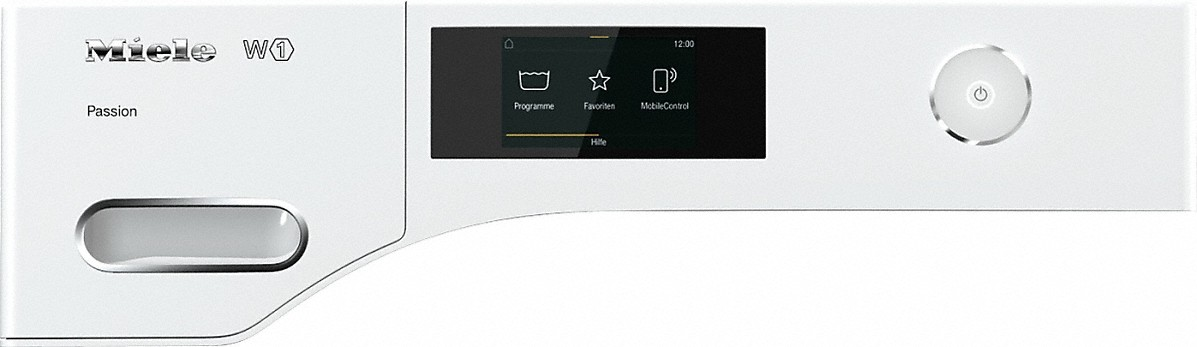 MIELE Waschmaschine WWV980 WPS Weiß W1 White Edition Waschmaschine Frontlader (9 kg, 1600 U/Min., A, Frontlader)