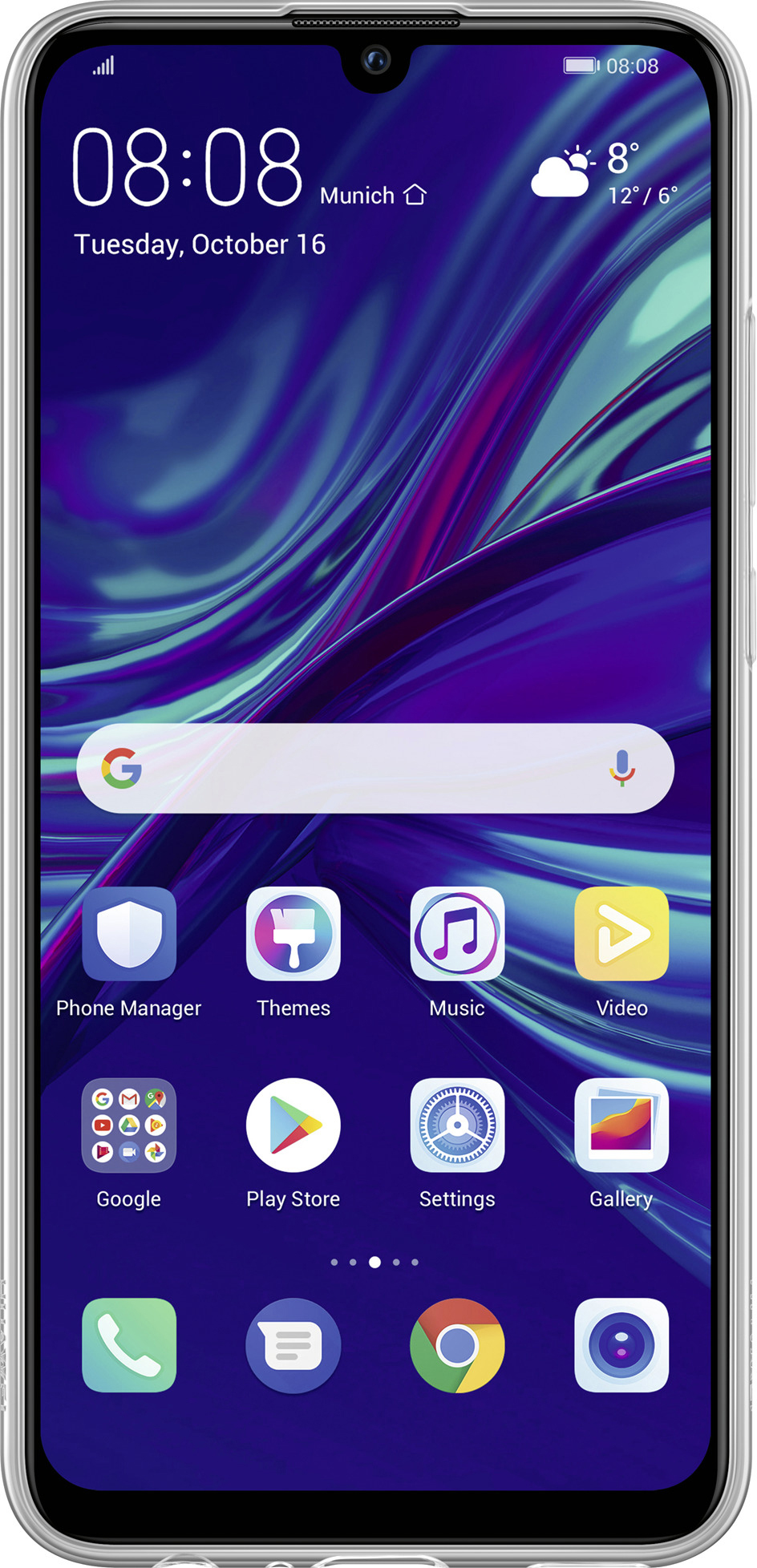 HUAWEI 51992894, Backcover, Huawei, P smart (2019), Transparent
