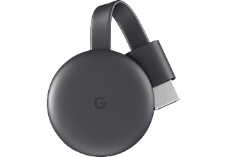 GOOGLE Chromecast 3 US Version (Senza alimentatore CH) - Mediaplayer (Carbone)